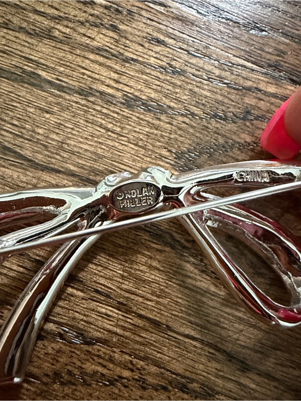 Nolan Miller sparkling bow